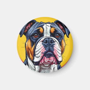 Australian Bulldog dog Magnet