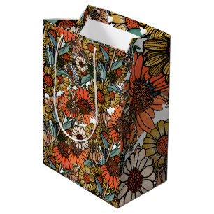 Australian Bush Wildflower Garden Medium Gift Bag