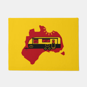 Australian Caravan Camping    Doormat