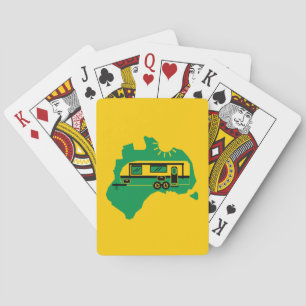 Australian Caravan Camping    Playing Cards