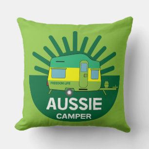 Australian Caravanning Aussie Caravaner Camp T Cushion