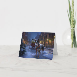 Australian Cattle Christmas Festive Season Card