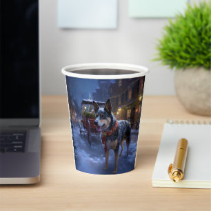 Australian Cattle Christmas Festive Season Paper Cups