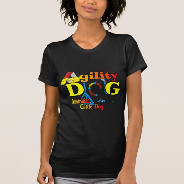 Australian Cattle Dog Agility T-Shirt (Front)