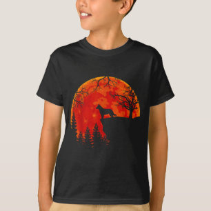 Australian Cattle Dog And Moon Halloween T-Shirt