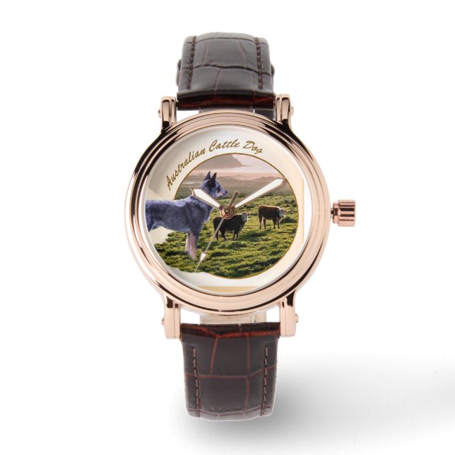 Australian Cattle Dog Art Watch (Front)