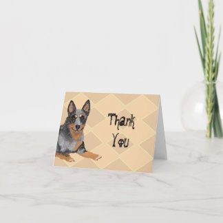 Australian Cattle Dog Blank Thank You Notecard