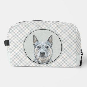 Australian Cattle Dog Blue Heeler Original Dog Art Dopp Kit