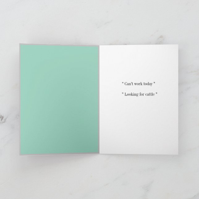Australian Cattle Dog Card (Inside)