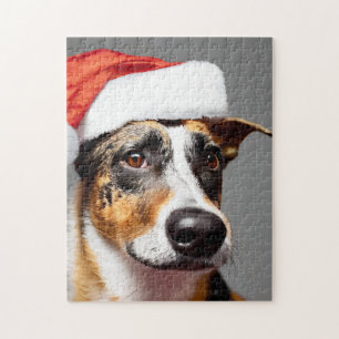 Australian Cattle Dog Christmas Jigsaw Puzzle