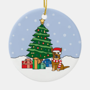 Australian Cattle Dog Christmas Ornament
