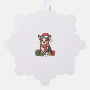 Australian Cattle Dog Christmas Parties Holiday Sa Tree Decoration Card