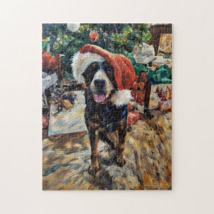 Australian Cattle Dog Christmas Puzzle