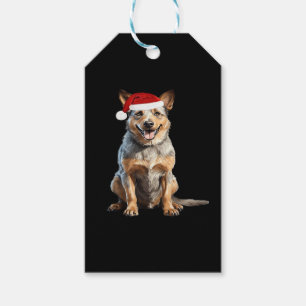 Australian Cattle Dog Christmas Tree Dog Puppy Wat Gift Tags