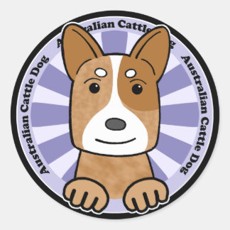 Australian Cattle Dog Classic Round Sticker