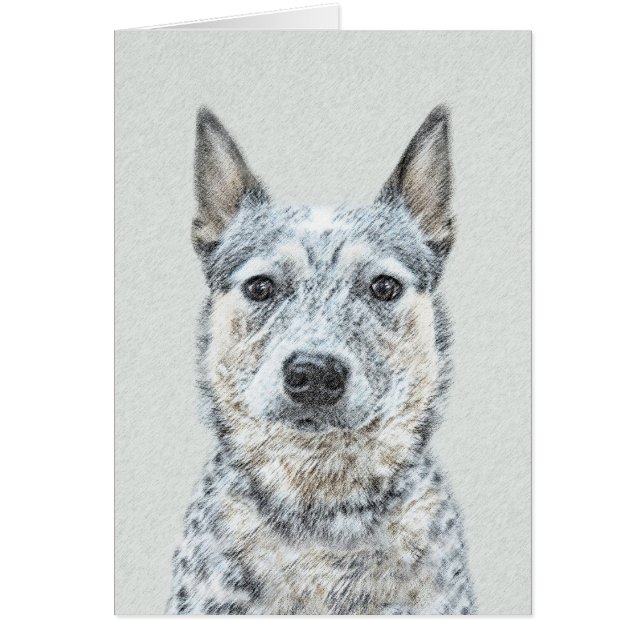 Australian Cattle Dog - Cute Original Dog Art (Front)