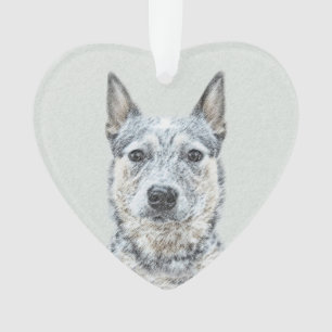 Australian Cattle Dog - Cute Original Dog Art Ornament