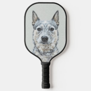 Australian Cattle Dog - Cute Original Dog Art Pickleball Paddle