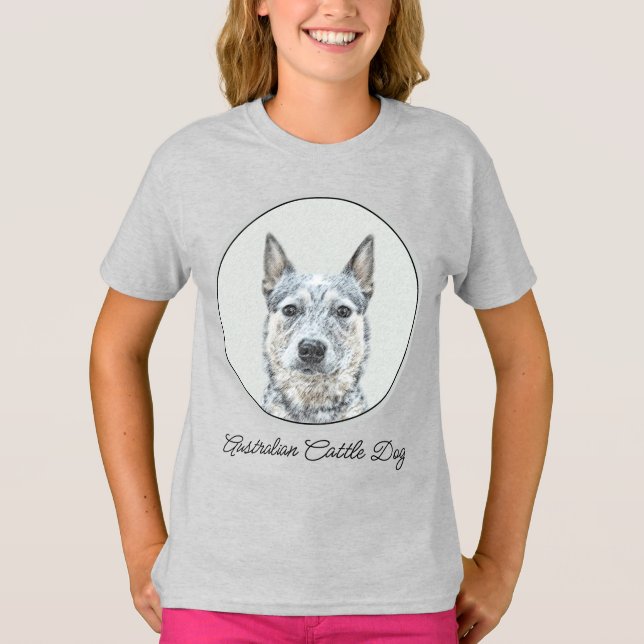 Australian Cattle Dog - Cute Original Dog Art T-Sh T-Shirt (Front)
