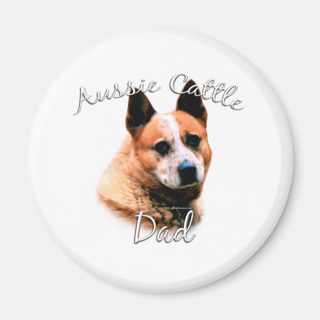 Australian Cattle Dog Dad 2 Magnet (Front)