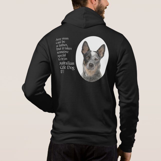 Australian Cattle Dog Dad Hoodie (Back)