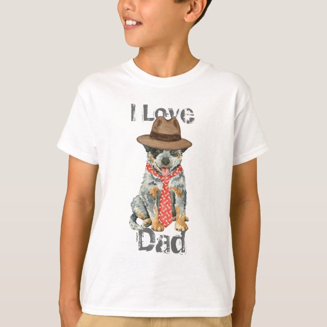 Australian Cattle Dog Dad T-Shirt (Front)