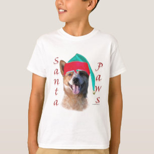 Australian Cattle Dog Dog Santa Paws T-Shirt