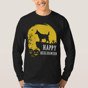 Australian Cattle Dog Full Moon Red Blue Heeler Ha T-Shirt