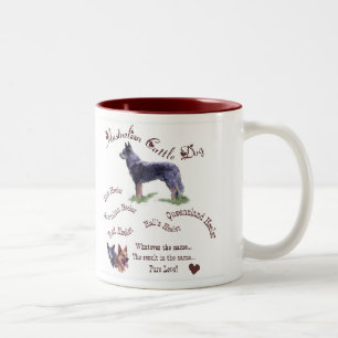 Australian Cattle Dog Gifts Two-Tone Coffee Mug