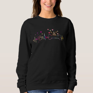 Australian Cattle Dog Heartbeat Sweatshirt