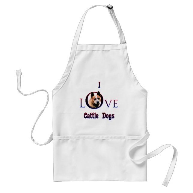 Australian Cattle Dog I Love Standard Apron (Front)