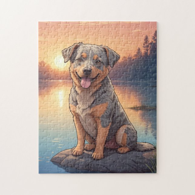 Australian Cattle dog Jigsaw Puzzle (Vertical)