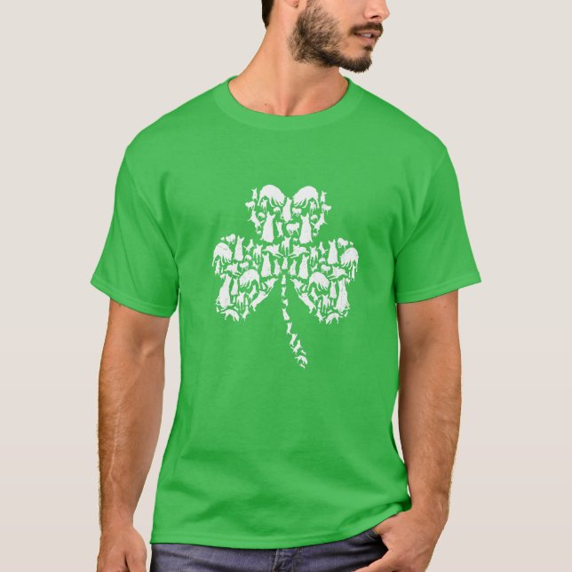 Australian Cattle Dog Lover St Patrick's Day Puppy T-Shirt (Front)