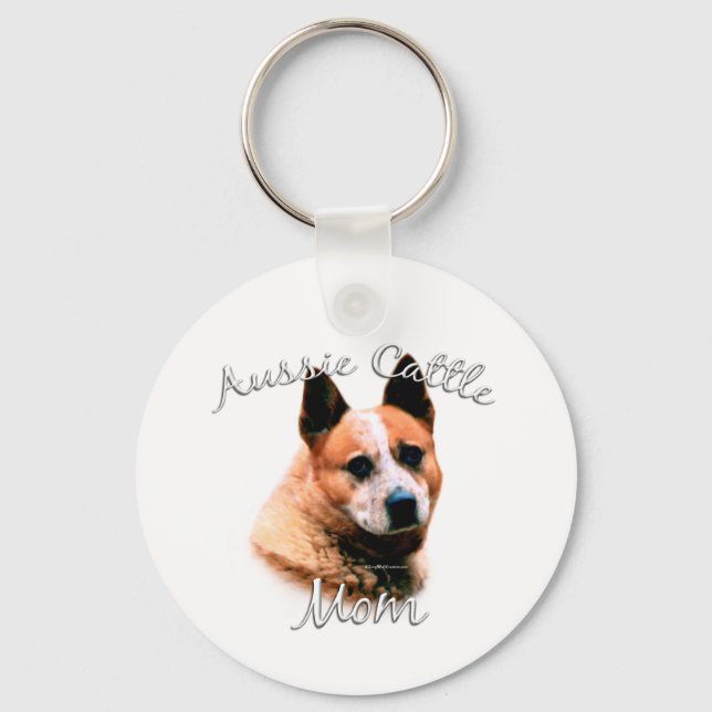 Australian Cattle Dog Mum 2 Key Ring (Front)