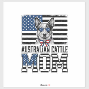 Australian Cattle Dog Mum Patriotic Vintage Shirt_