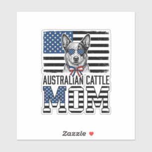 Australian Cattle Dog Mum Patriotic Vintage Shirt_