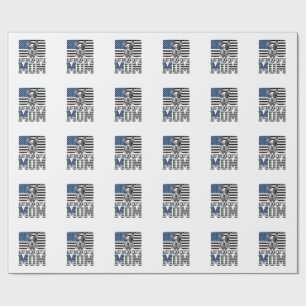 Australian Cattle Dog Mum Patriotic Vintage Shirt_ Wrapping Paper