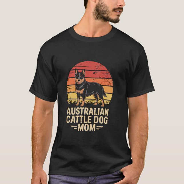 Australian Cattle Dog Mum T-Shirt (Front)