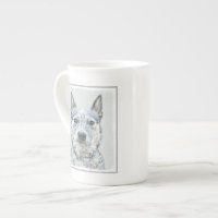 Australian Cattle Dog Painting - Cute Original Art
