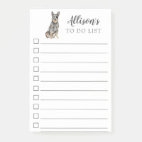 Australian Cattle Dog Personalised To Do List
