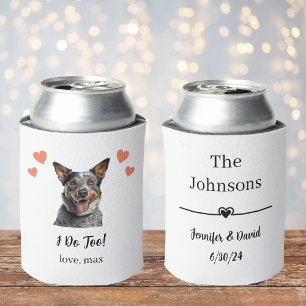 Australian Cattle Dog Pet Wedding Can Cooler