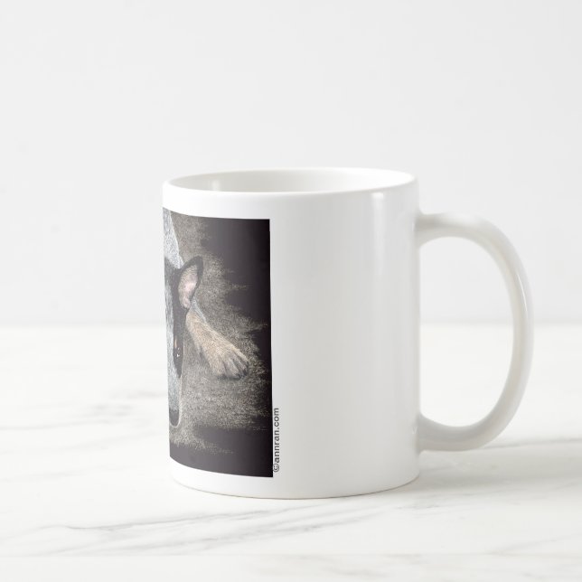 Australian Cattle Dog Pup Mug - "Kona" (Right)