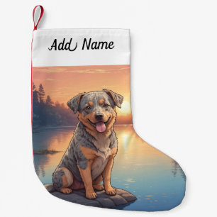 Australian Cattle Dog Small Christmas Stocking
