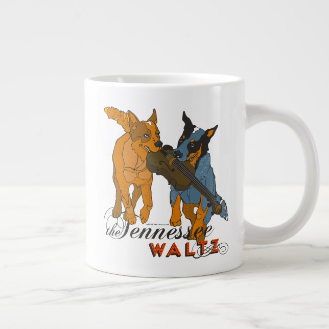 Australian Cattle Dogs Tennessee Waltz Mug (Right)