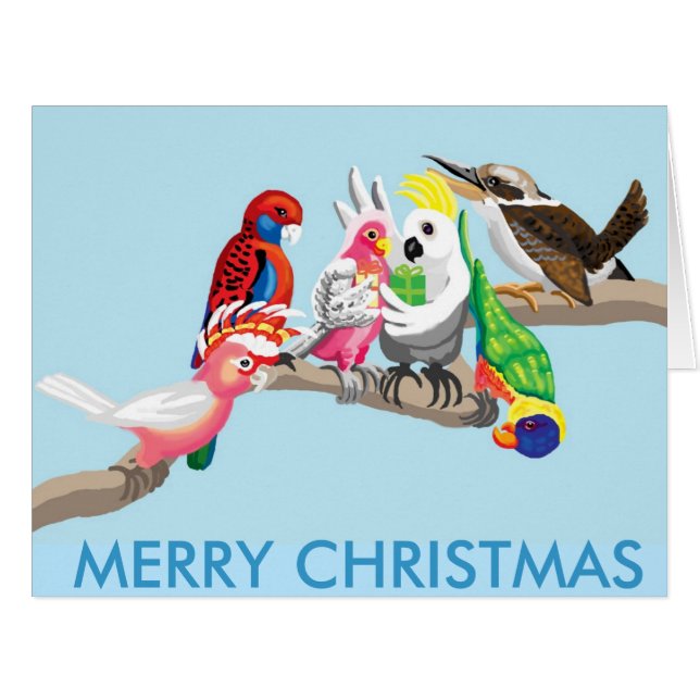 Australian Christmas birds (Front Horizontal)