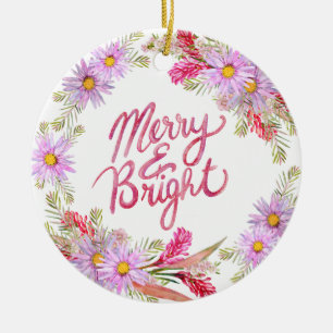 Australian Christmas Botanicals Ceramic Tree Decoration