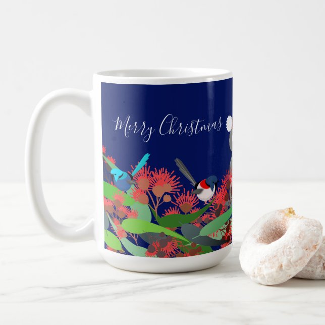 Australian Christmas Coffee Mug (With Donut)
