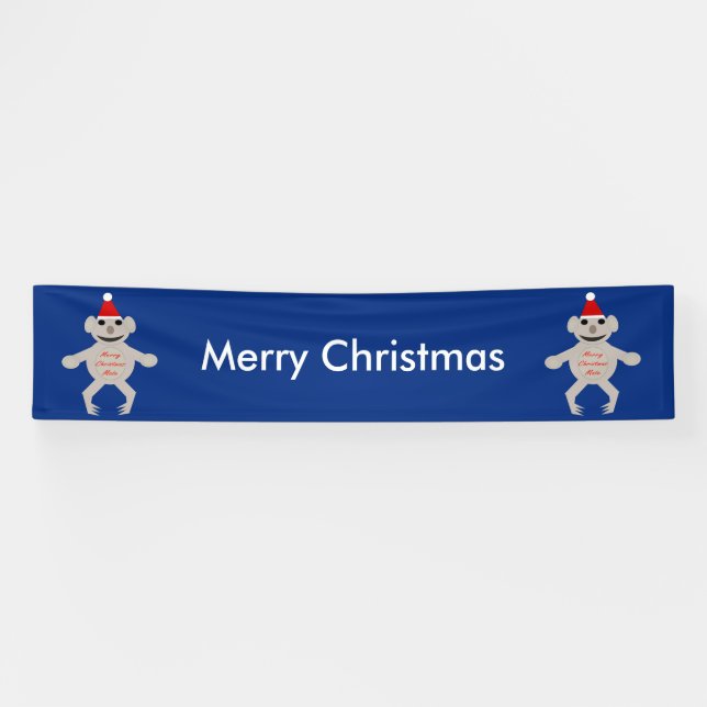 Australian Christmas Koala Bear Banner (Horizontal)