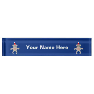 Australian Christmas Koala Bear Custom Nameplate