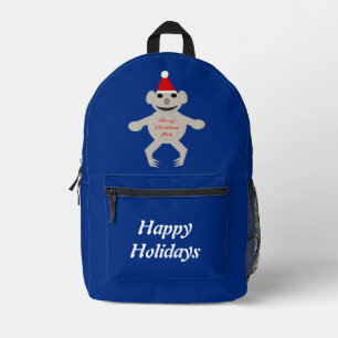 Australian Christmas Koala Bear Custom Printed Backpack